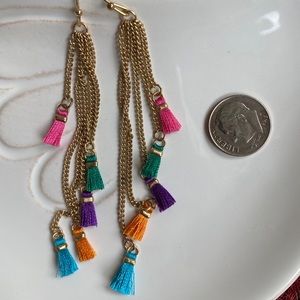 Multicolor Tassel Earrings